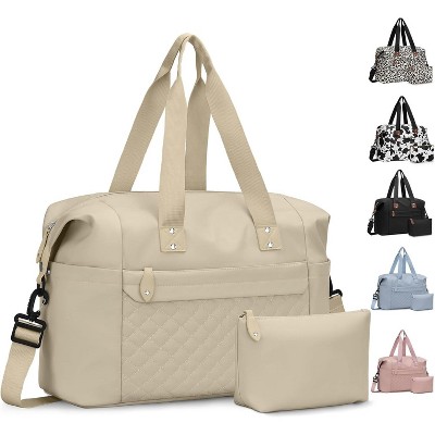 Waterproof Weekender Overnight Duffle Bag, Carry On Personal Item, Gym Travel Luggage with Toiletry Kit