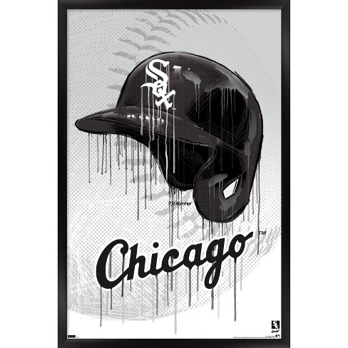 Trends International Mlb Chicago White Sox - Drip Helmet 22 Framed Wall  Poster Prints : Target