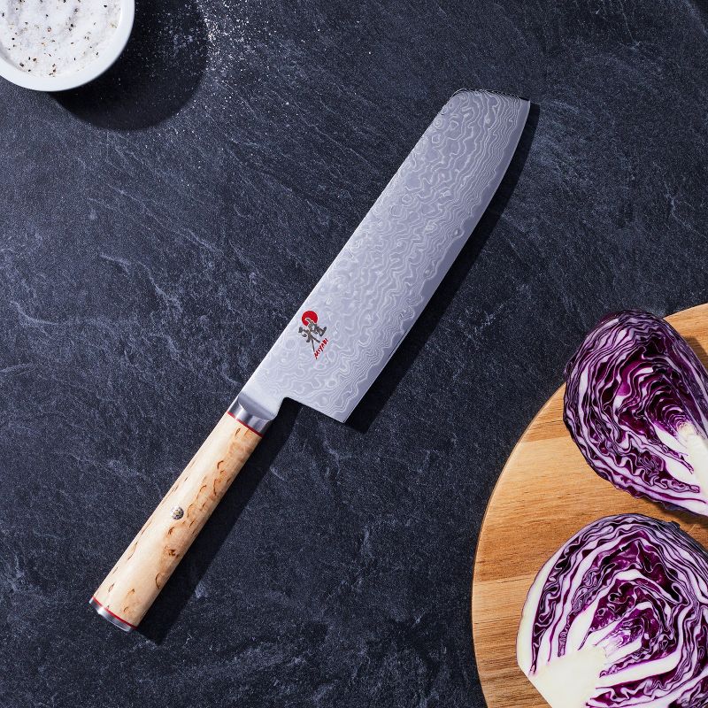 Miyabi Birchwood SG2 6.5-inch Nakiri Knife, 2 of 9