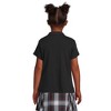 Lands' End School Uniform Kids Short Sleeve Feminine Fit Interlock Polo Shirt - 2 of 4