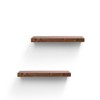FONTOI 31.5" Floating Shelves, Wall Mounted Shelves for Bathroom, Living Room, Kitchen, Hanging Shelf for Books/Decor, Brown, 1.46"*9.25"*31.5" - 4 of 4