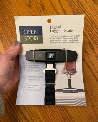 Luggage Scale Black - Open Story™ : Target