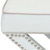 Palmer Ottoman with Nail Heads  - Safavieh - 3 of 3