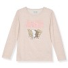 Sleep On It Girls 2-Piece Brushed Jersey Pajama Set - 2 of 4