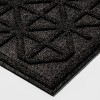 1'6"x2'6" Diamond Utility Mat Rug Black - Mohawk - 3 of 4