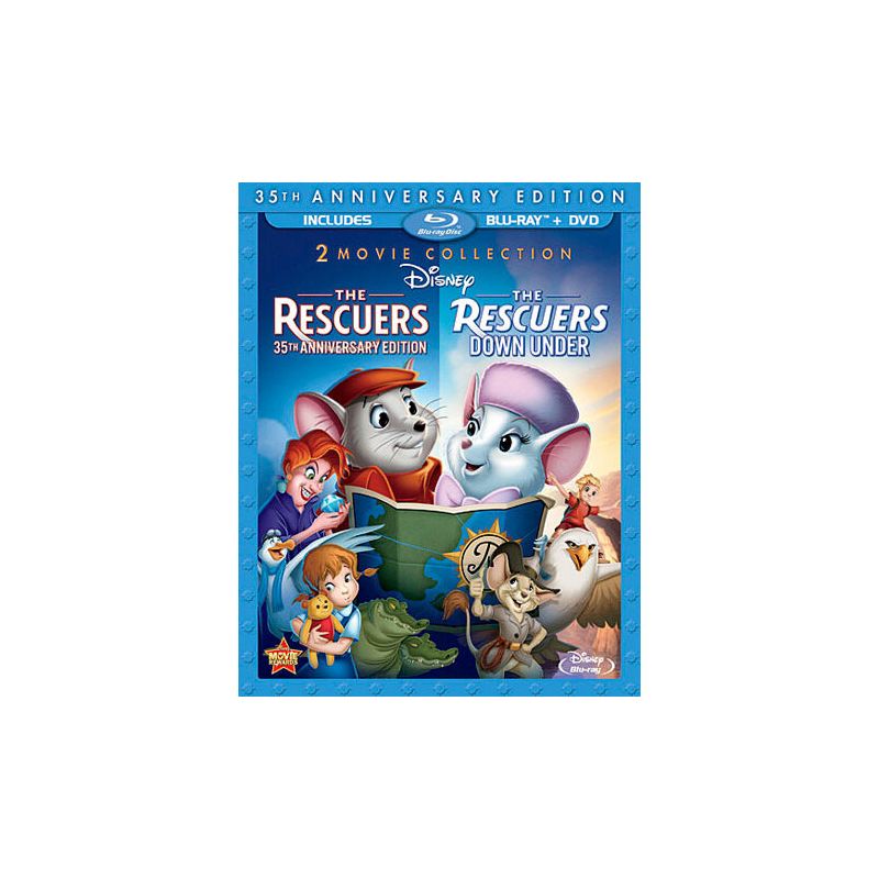 Rescuers: 35th Anniversary Edition/The Rescuers Down Under [Blu-ray/DVD], 1 of 2