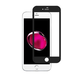 spænding sindsyg Placeret Valor Full Coverage Tempered Glass Lcd Screen Protector Film Cover For Apple  Iphone 7/8, Black : Target