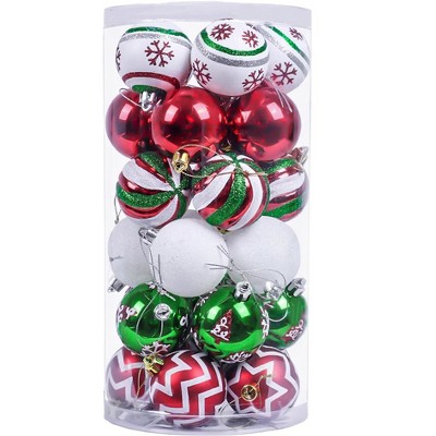 30pc Unique and Sparkling Christmas Bauble Set, Holiday Tree Set| OrnamentallyYou
