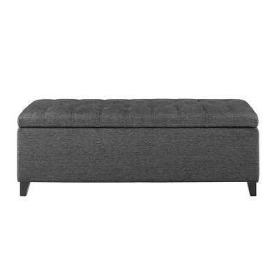NicBex Modern 49" Storage Bench Upholstered Accent Stools with Button Tufted for Bedroom and Entryway