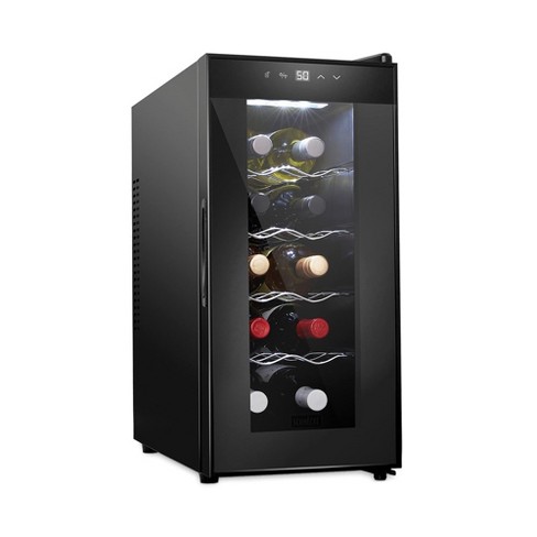 Mini fridge wine online rack