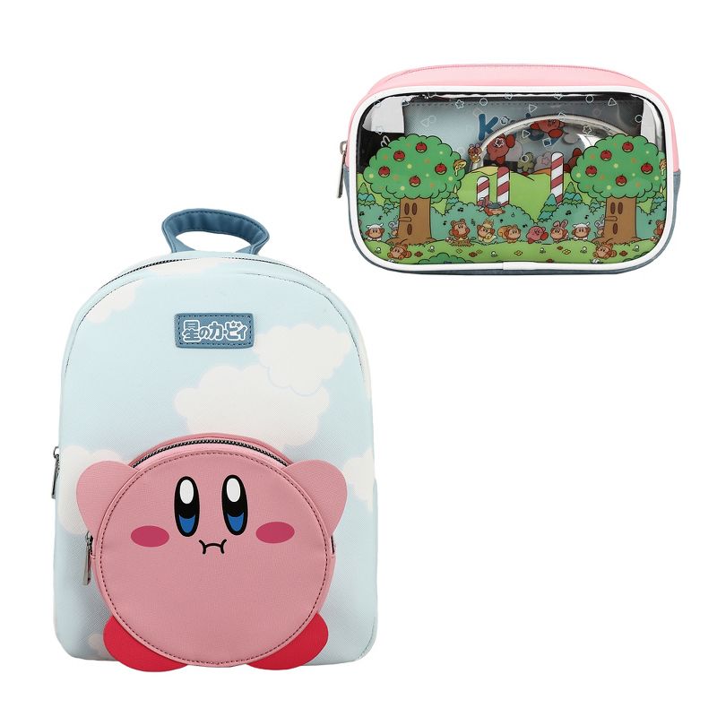 Kirby Mini Backpack and 3-Piece Toiletry Pack Gift Set, 1 of 7