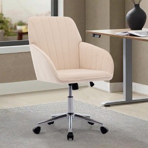 KWPZQEB Home Office Desk Chair - Adjustable Swivel Chair with Back Lumbar Support, Ergonomic Chair, Comfy Armchair for Home Office - 1 of 4