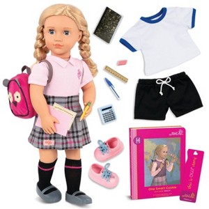 Our Generation Hally with Storybook & Accessories 18" Posable School Doll - 1 of 4