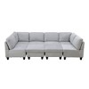 AndMakers 118 in. W Square Arm 8-piece U Shaped Polyester Modern Sectional Sofa - 4 of 4