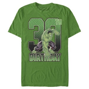 Men's Marvel Hulk Smash 30th Birthday T-Shirt - 1 of 4