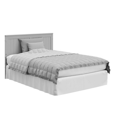 Pebble Gray 5-in-1 Convertible Crib with Storage Drawer