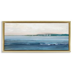 Stupell Industries Morning Sky Abstract Ocean, 25" x 11" - 1 of 4