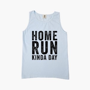 Simply Sage Market Women's Home Run Kinda Day Garment Dyed Heavy Weight Tank - 1 of 2
