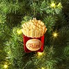 5.15" Christmas Glass French Fries Ornament - Wondershop™ - 2 of 3