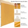 InstaHibit Set of 4 Sidewall Fits 10x10ft Canopy Tent with Zipper UV30+ Outdoor Party Yellow - 4 of 4