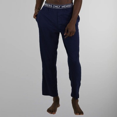 Members Only Men's Flannel Sleep Pant 100% Cotton Woven with Two Side Pockets, Soft & Comfortable Loungewear for Men