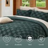Bedsure Comforter Bedding Sets Multiple Sizes and Colors Boho Tufted Checkered Farmhouse Shabby Chic Bedding Christmas Gift OEKO-TEX Certified - 3 of 4