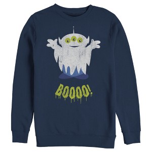Men's Toy Story Halloween Squeeze Alien Boo Ghosts Sweatshirt - 1 of 4