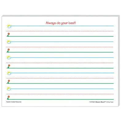 Teacher Created Resources Smart Start K-1 Writing Paper: 100 Sheets (Pack of 2)