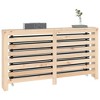 vidaXL Radiator Cover 60.2"x7.5"x33.1" Solid Wood Pine - 4 of 4