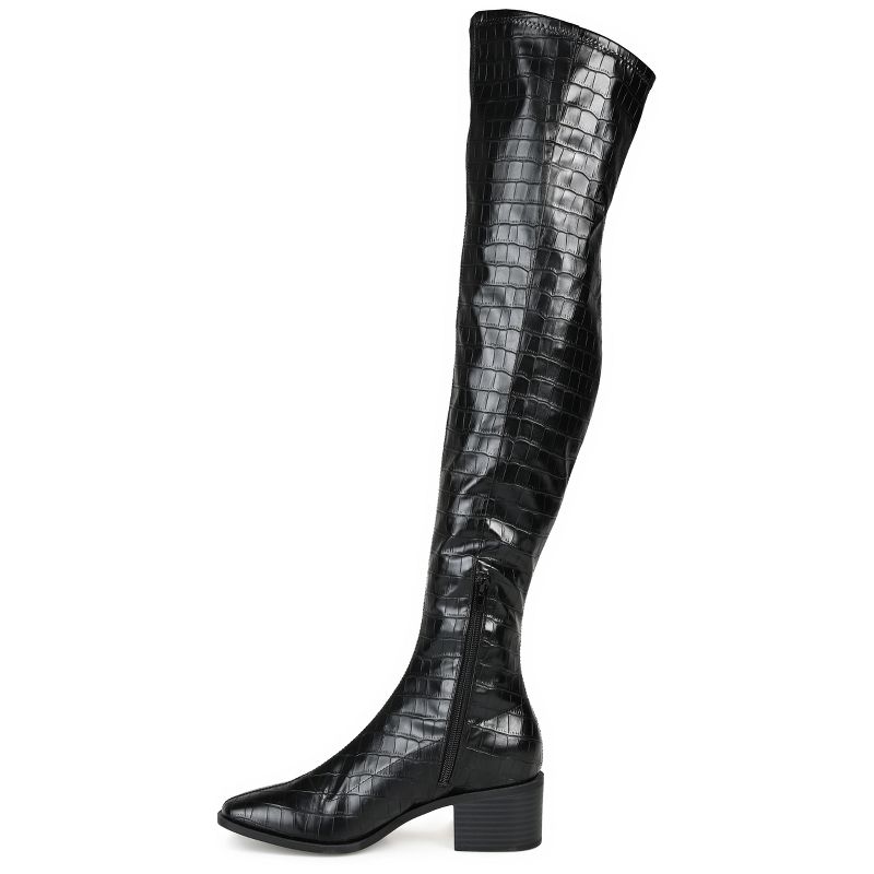 Journee Collection Womens Mariana Tru Comfort Foam Block Heel Over The Knee Boots, 3 of 11