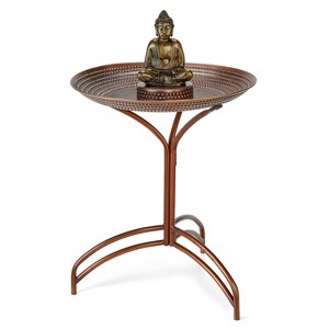 Good Directions 33" Buddha Copper Bird Bath & Stand - Brass & Copper - 1 of 4