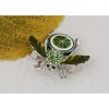Anna-Kaci Elegant Crystal Rhinestone Fruit and Bee Brooch - Fashionable Gold Plated Fruit Insect Lapel Pins for Dresses and Accessories - 3 of 4