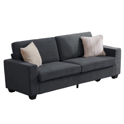 GustoWave 83 Inch Modern Sofa, Oversized Corduroy Couch with Washable Cover, Deep Seat 3 Seater Cloud Couch for Living Room