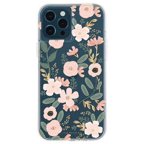 Rifle Paper Co Case For Iphone 12 Pro Max 5g 10 Ft Drop Protection Gold Foil Elements 6 7 Inch Wild Flowers Target