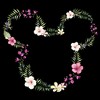 Boy's Disney Mickey Mouse Flower Crown Silhouette T-Shirt - 2 of 4