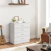 KTMBDW 4 Drawer Dresser for Bedroom, Small Chests of Drawers Modern Nightstand with 4 Storage Drawers, Dressers for Nursery, Hallway, Living Room - 4 of 4