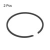 Unique Bargains Durable High Tensile Piston Ring Set 2 Pcs - 3 of 4