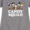 - Peanuts - Candy Squad Graphic Short Sleeve Fleece Dress - 2 of 4
