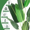 4Ft/5 Ft Bird of Paradise Artificial Plant, Artificial Bird of Paradise Plant, Faux Plant Palm Tree for Indoor, Outdoor and Office - 3 of 4