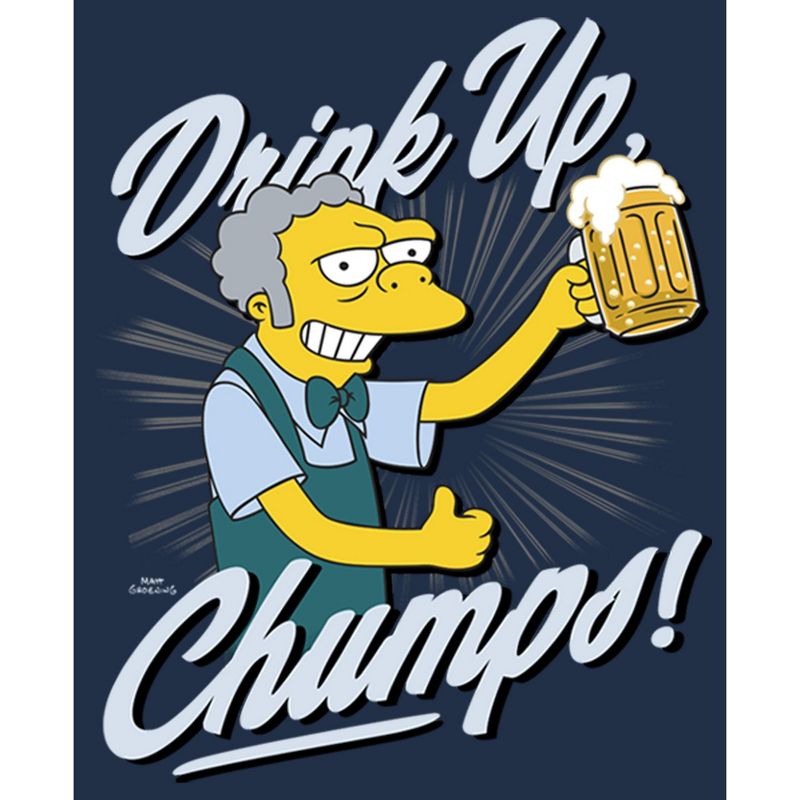 Men's The Simpsons Drink Up, Champs Long Sleeve Shirt, 2 of 5