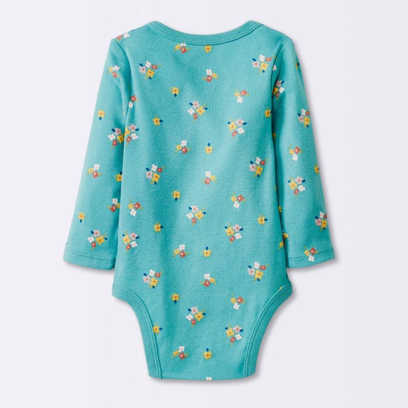 Baby Girls' 4pk Long Sleeve Bodysuit - Cloud Island™, 2 of 5