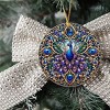 Christmas Ornament - Elegant Peacock Ceramic Ornament, Holiday Décor for Women, Mom, Wife, Friends - 4 of 4