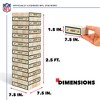 NFL Philadelphia Eagles Giant Wooden Tumbling Tower - 4 of 4