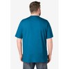 Liberty Blues by KingSize Men's Big & Tall Longer-Length Shrink-Less Piqué Polo - image 3 of 4