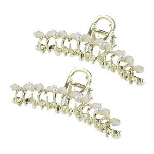 Unique Bargains Women's Bling Hair Clips and Pins 2 Pcs - 1 of 4