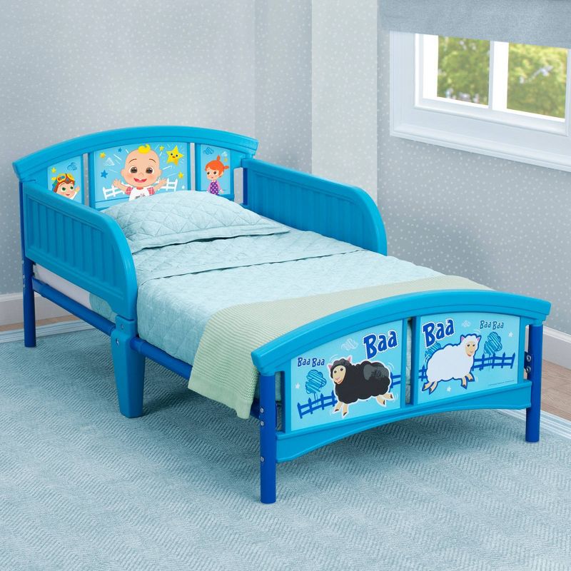 Delta Children CoComelon Plastic Toddler Bed, 3 of 10
