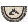 Earth Rugs Rustic Graphic Moose Slice Tread – Cabin & Lodge Style Decor 18"x29" - 2 of 3