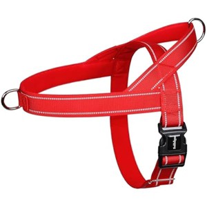 rabbitgoo Dog Harness No Pull, Quick Fit Handle, Chest Adjustable Reflective Pet Vest, No Choke Escape Proof for Walking Training, Red XL - 1 of 1