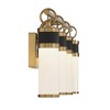 Savoy House Abel 4 - Light Vanity in  Matte Black/Warm Brass - 2 of 4