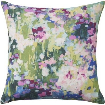 Waverly Garden Gesture 18" x 18" Multicolor Indoor Throw Pillow